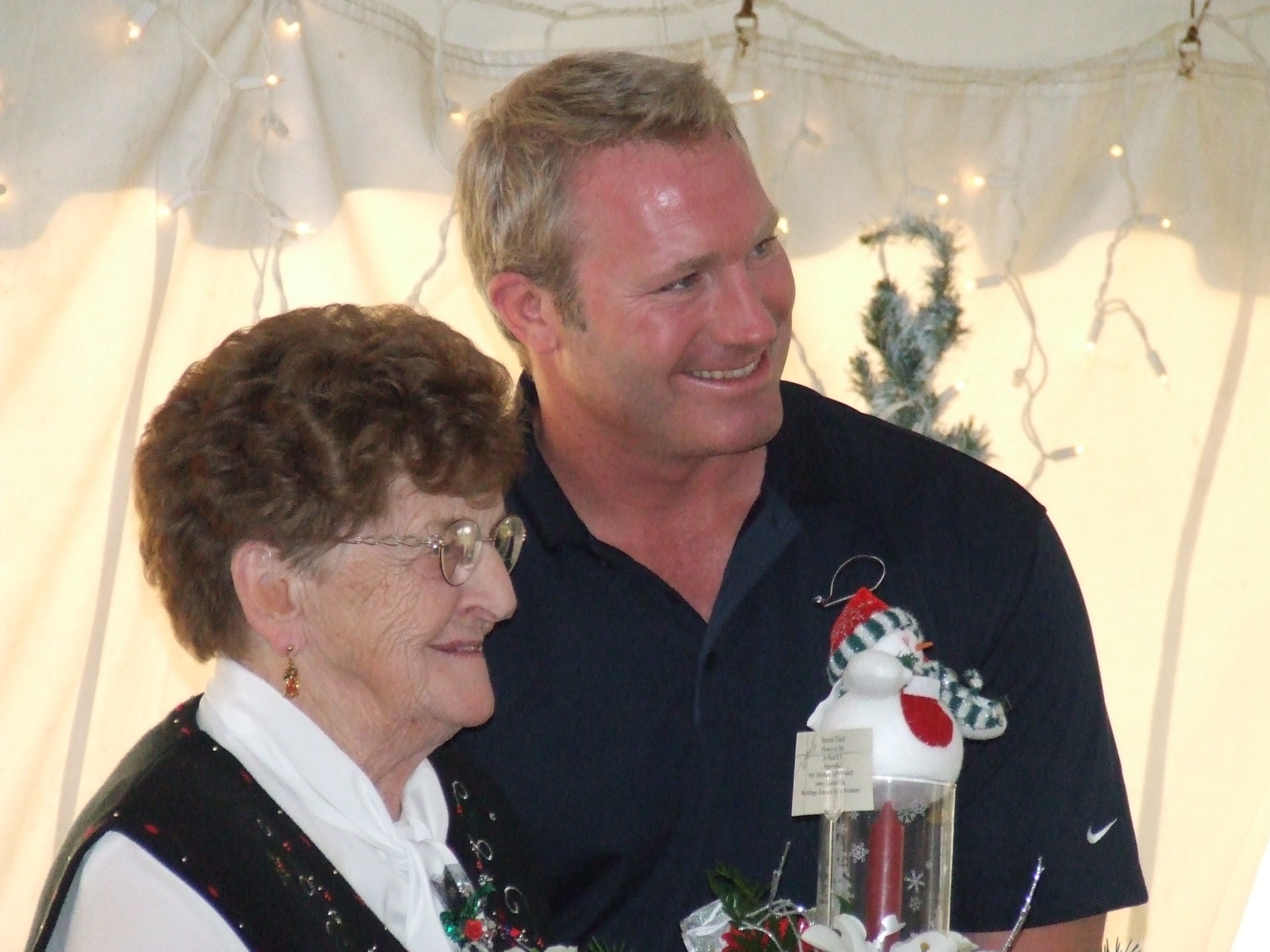 Celebrating volunteers at the tournament